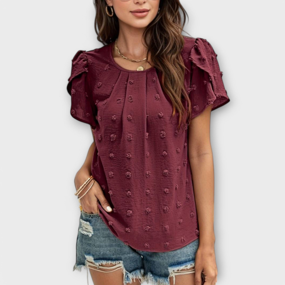 Annebel™|Polkadotblouse