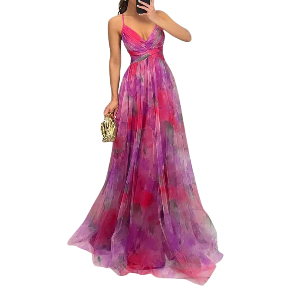 Elodie™|Magische maxi-jurk met bloemenprint