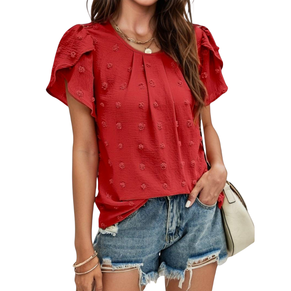 Annebel™|Polkadotblouse