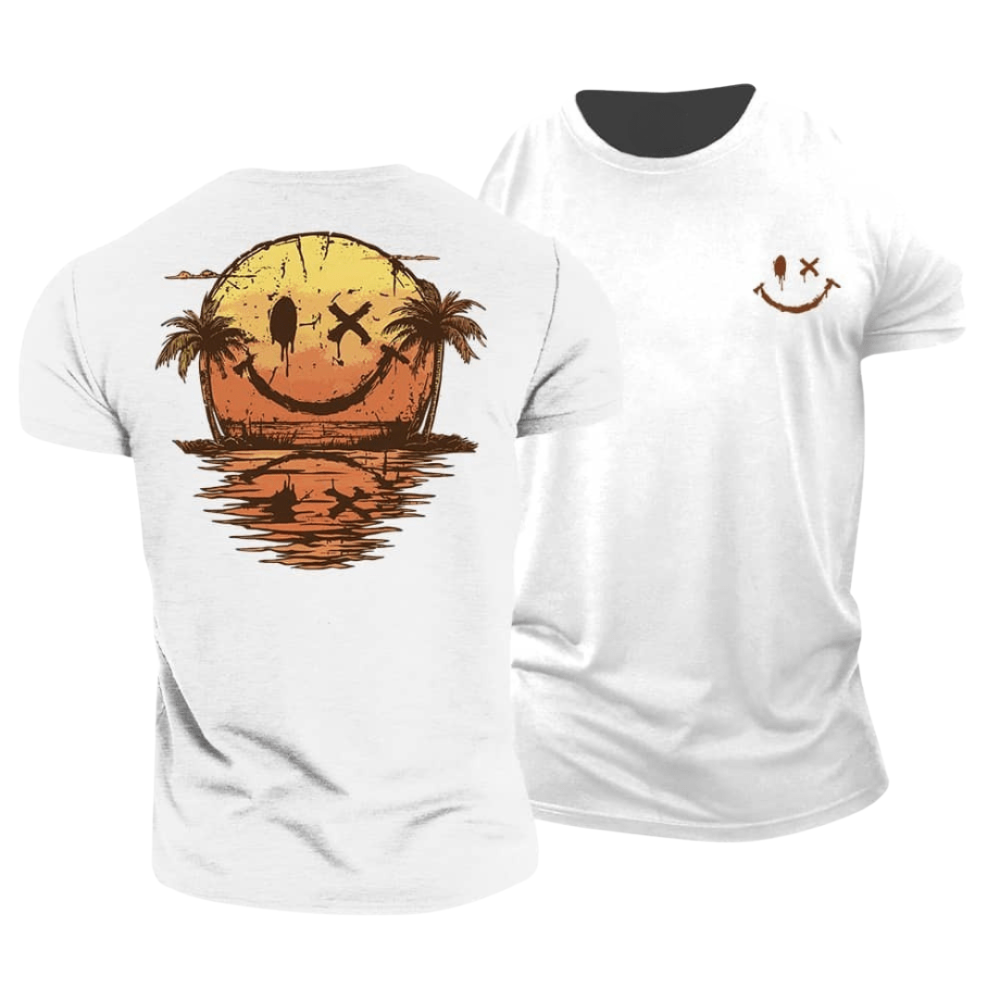Timo™|Zomerse smiley zee t-shirt