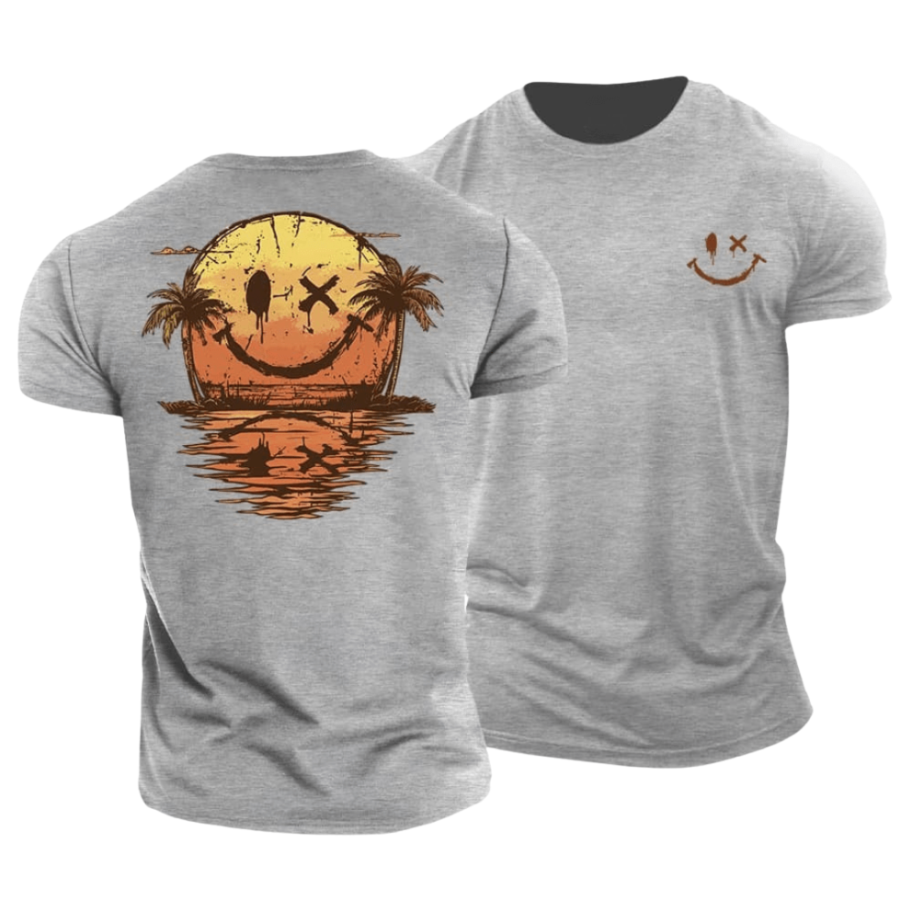 Timo™|Zomerse smiley zee t-shirt