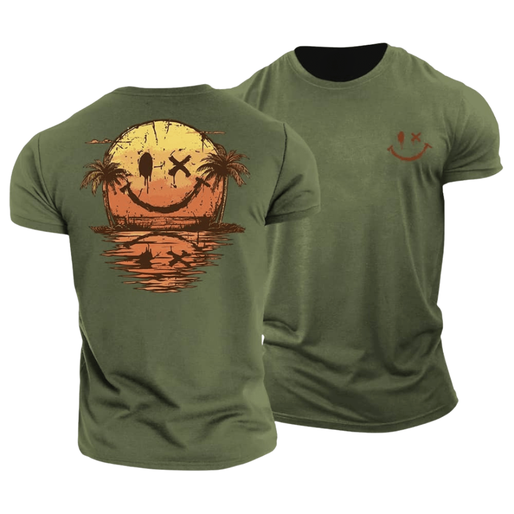 Timo™|Zomerse smiley zee t-shirt