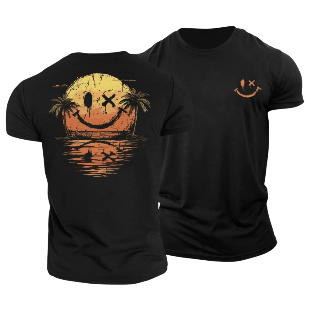 Timo™|Zomerse smiley zee t-shirt