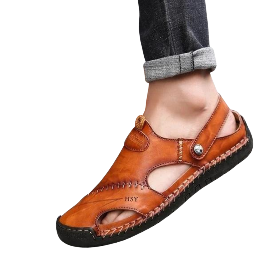 Mark™|Orthopedische leren sandalen