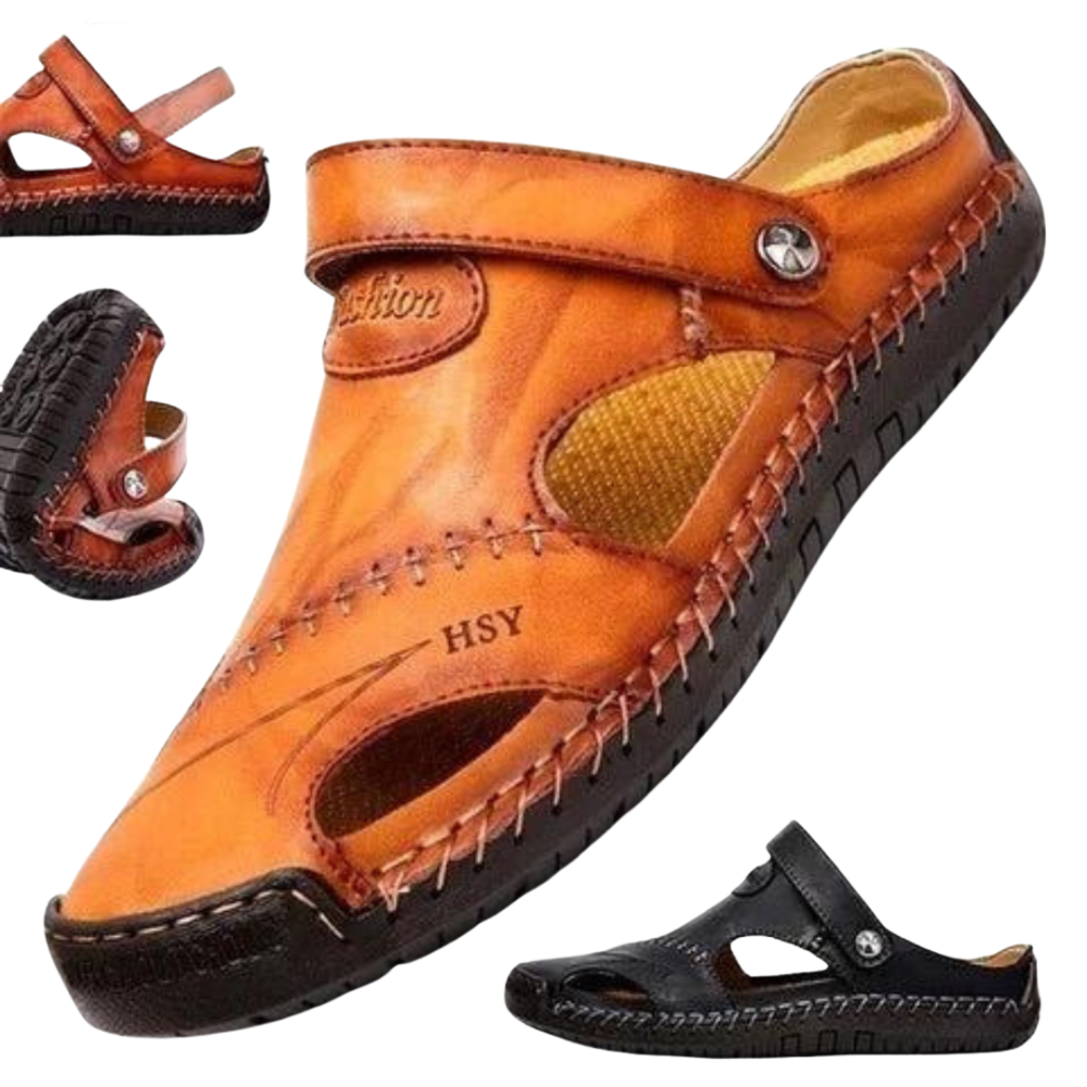 Mark™|Orthopedische leren sandalen