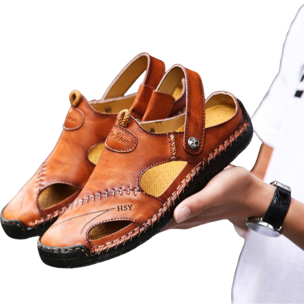 Mark™|Orthopedische leren sandalen