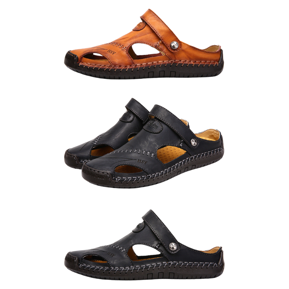 Mark™|Orthopedische leren sandalen