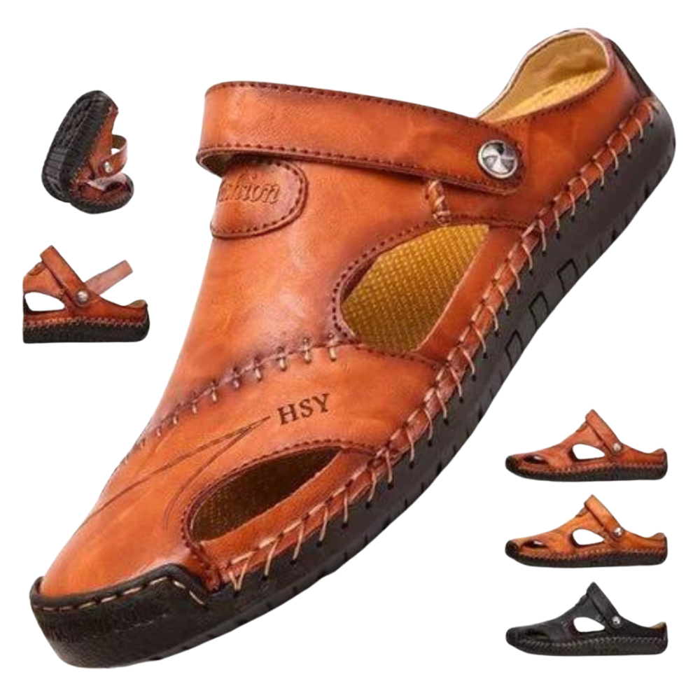 Mark™|Orthopedische leren sandalen