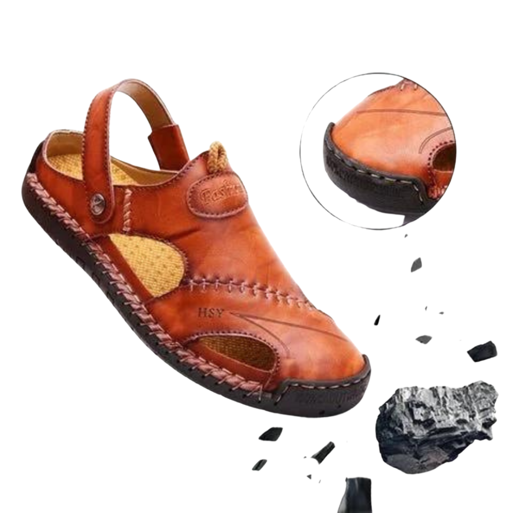 Mark™|Orthopedische leren sandalen