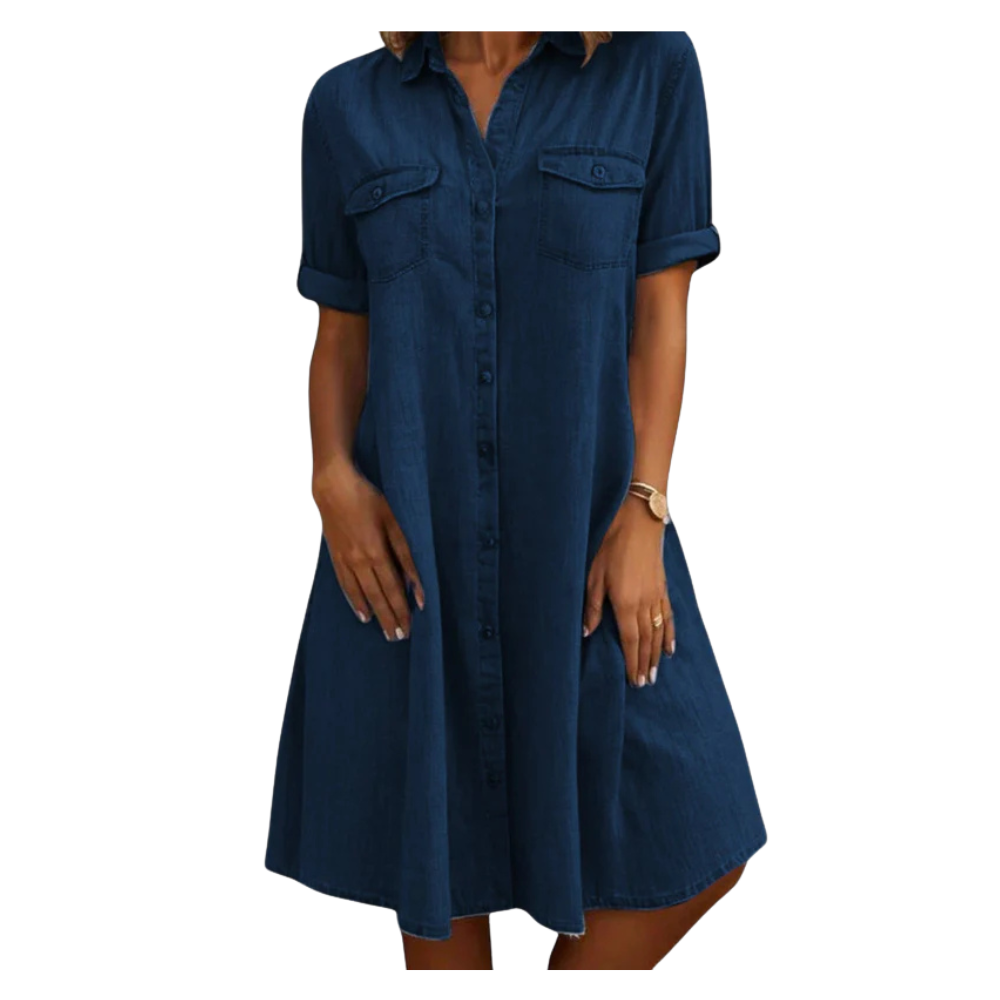 Evi™ - Casual A-lijn jurk