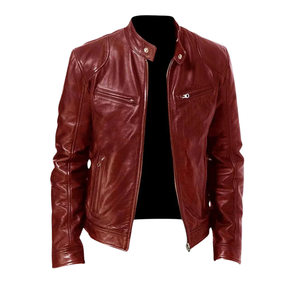 Casper™ - Stoere leren jas