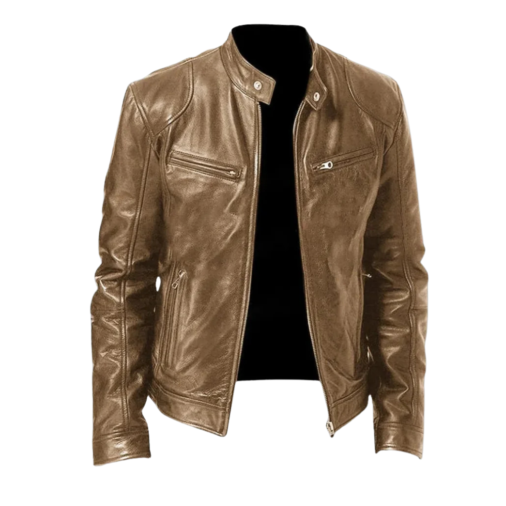 Casper™ - Stoere leren jas