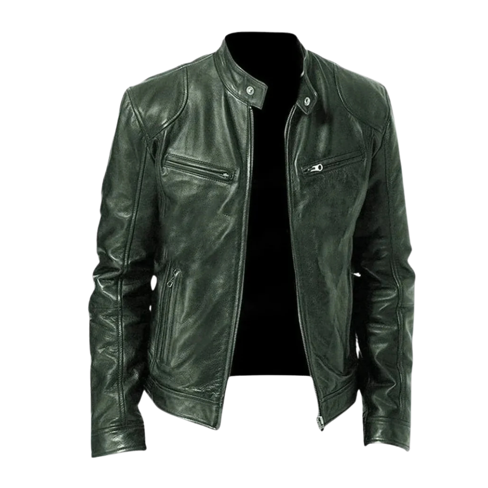 Casper™ - Stoere leren jas