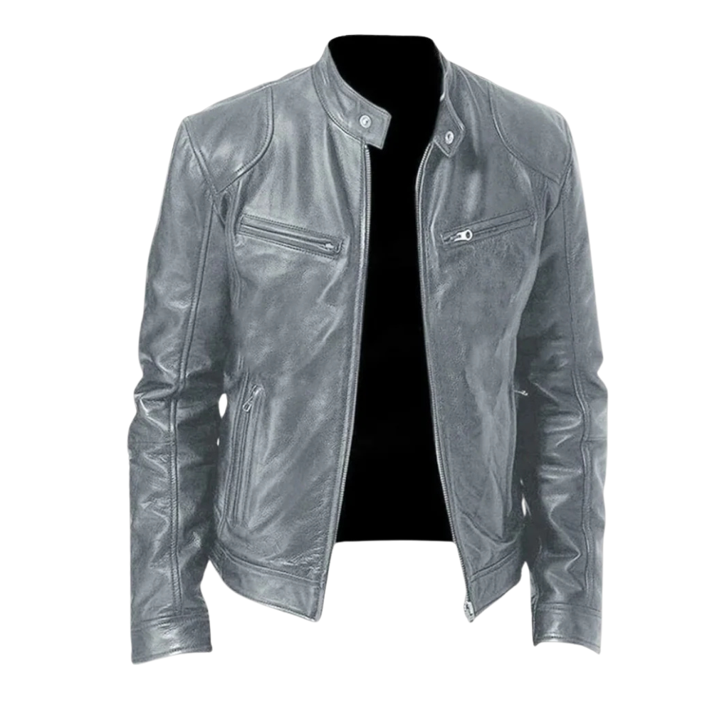 Casper™ - Stoere leren jas