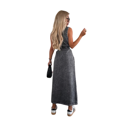 Ilona™|Denim jurk met tijdloze elegantie