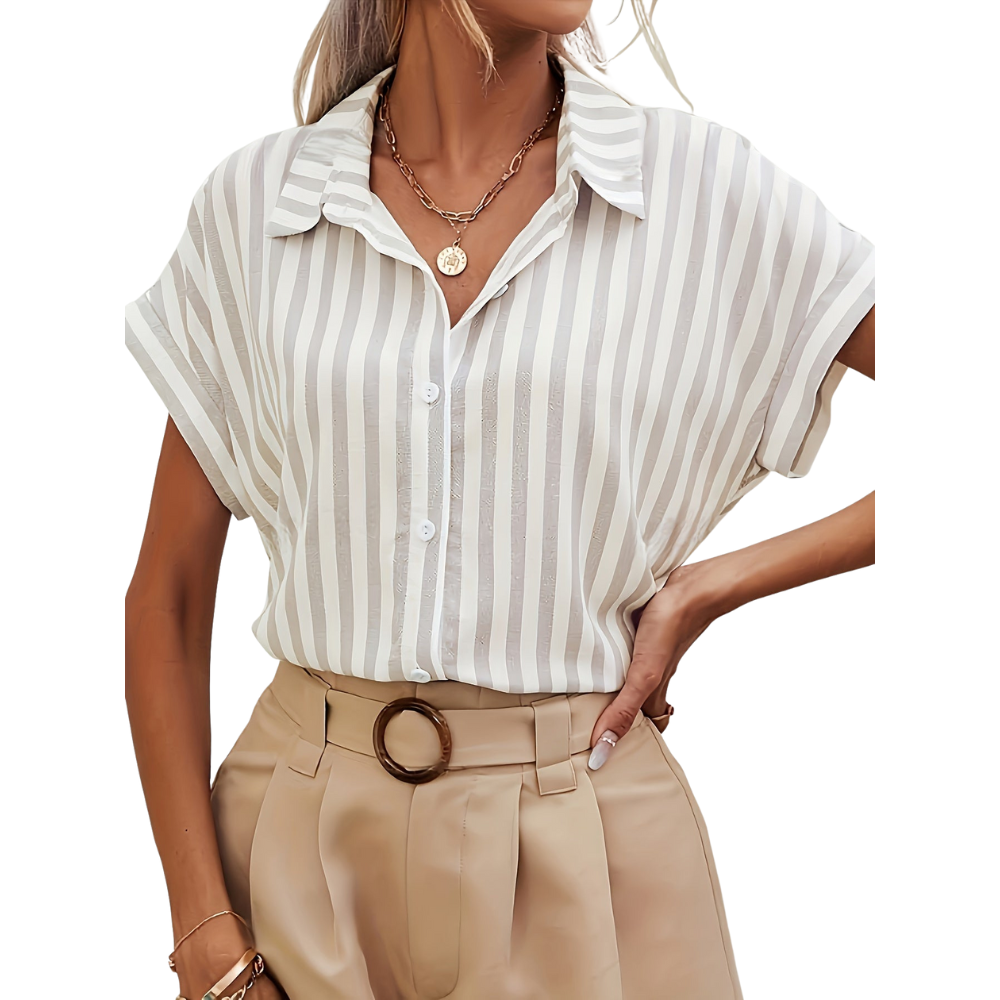 Jamie™|Casual gestreepte zomerblouse