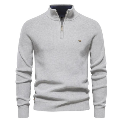 Tom™|Gebreide zip-up trui