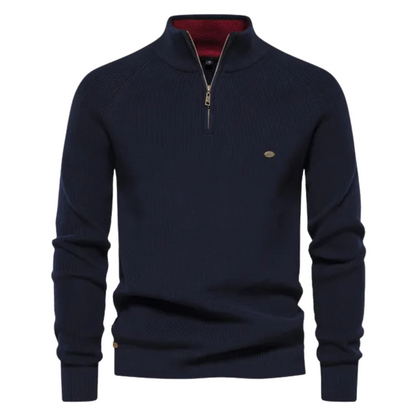 Tom™|Gebreide zip-up trui