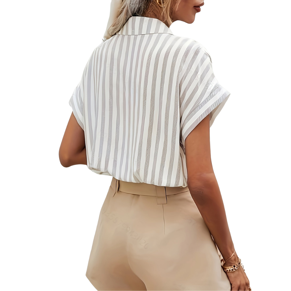 Jamie™|Casual gestreepte zomerblouse