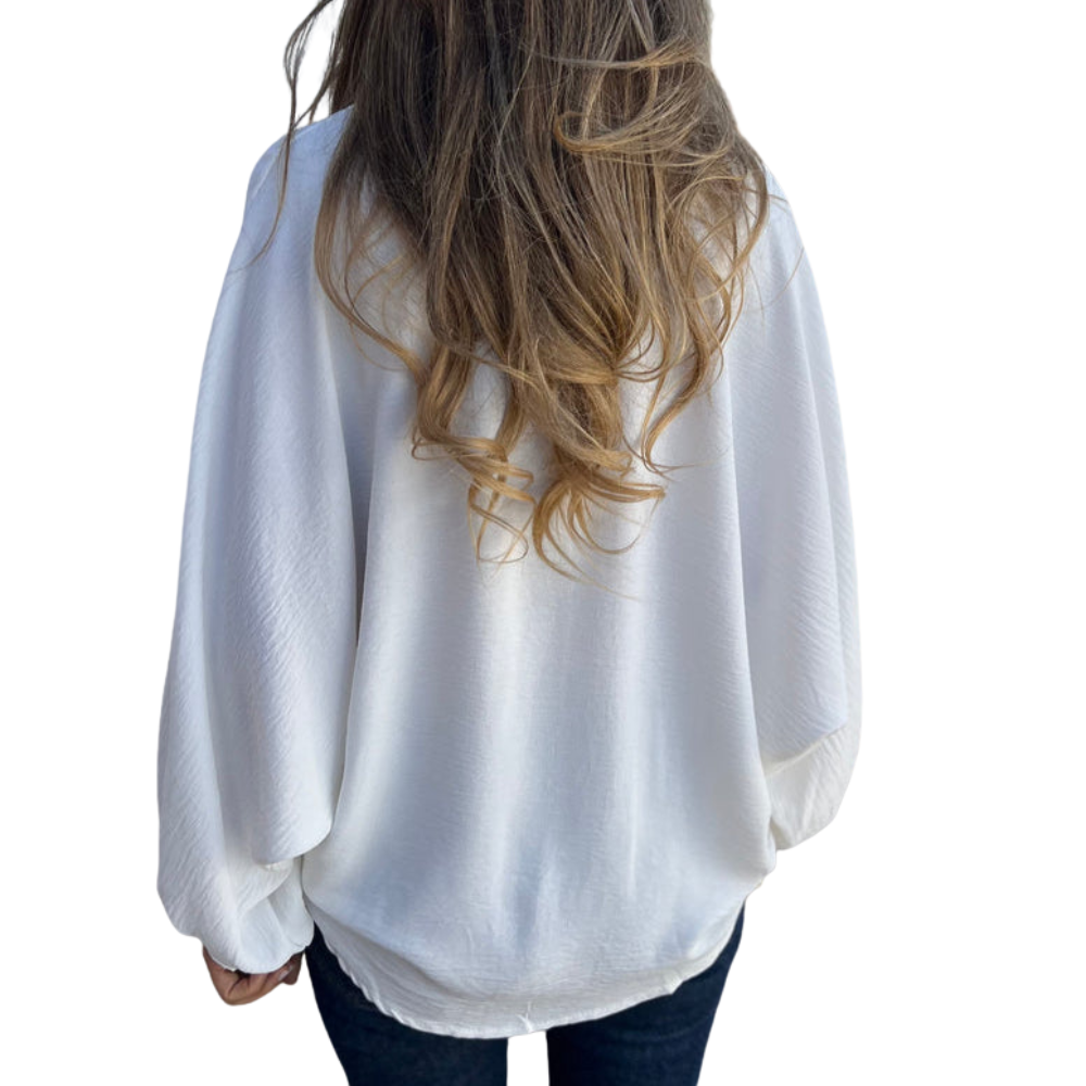 Nathalie™|Elegante oversized blouse