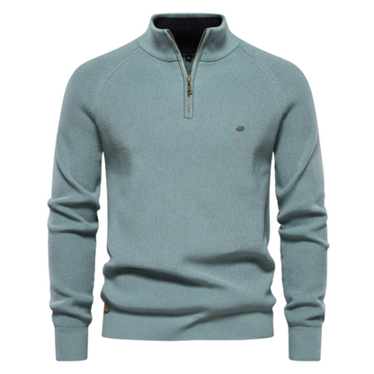 Tom™|Gebreide zip-up trui