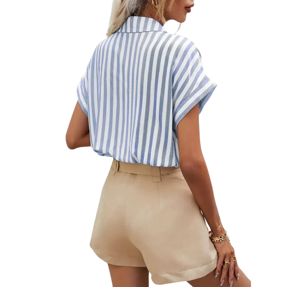 Jamie™|Casual gestreepte zomerblouse