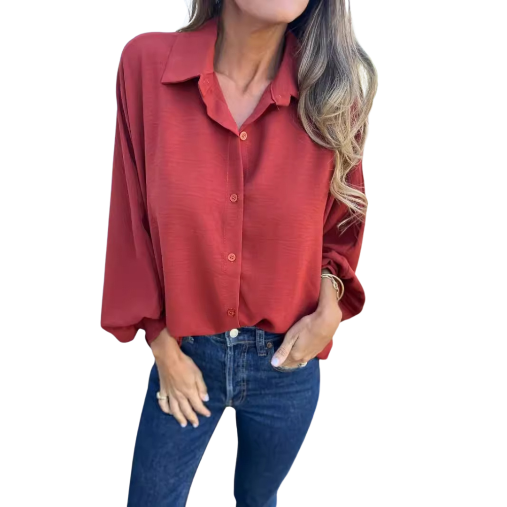 Nathalie™|Elegante oversized blouse