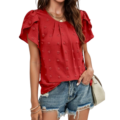 Annebel™|Polkadotblouse