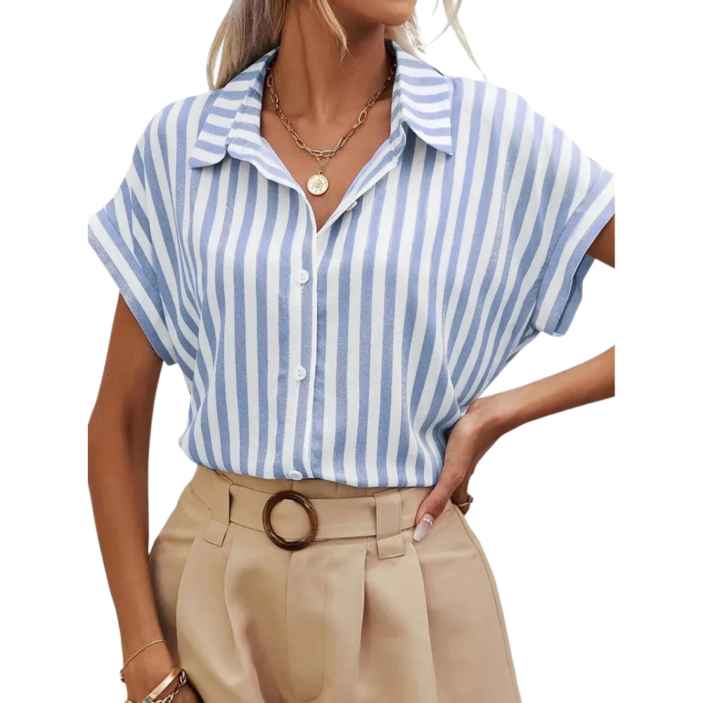 Jamie™|Casual gestreepte zomerblouse