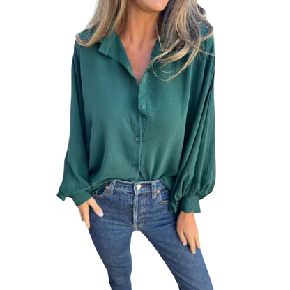 Nathalie™|Elegante oversized blouse