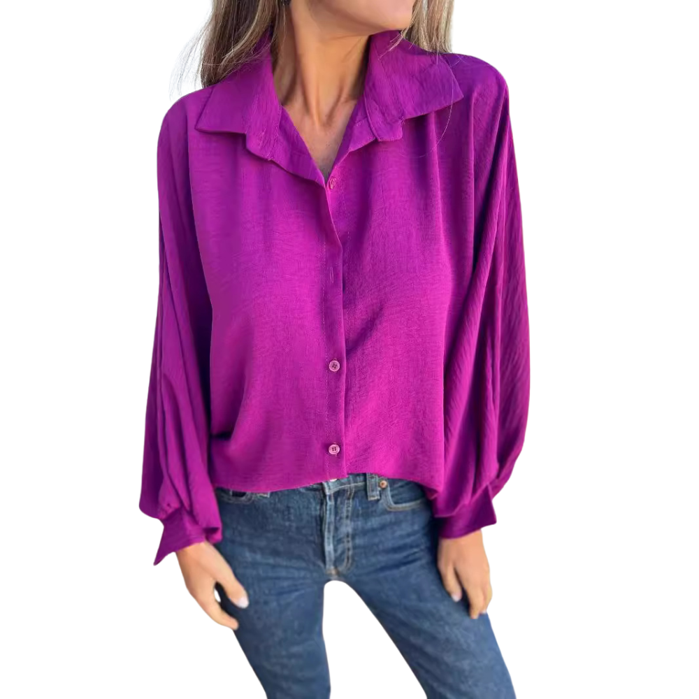 Nathalie™|Elegante oversized blouse