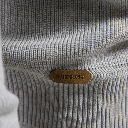 Tom™|Gebreide zip-up trui