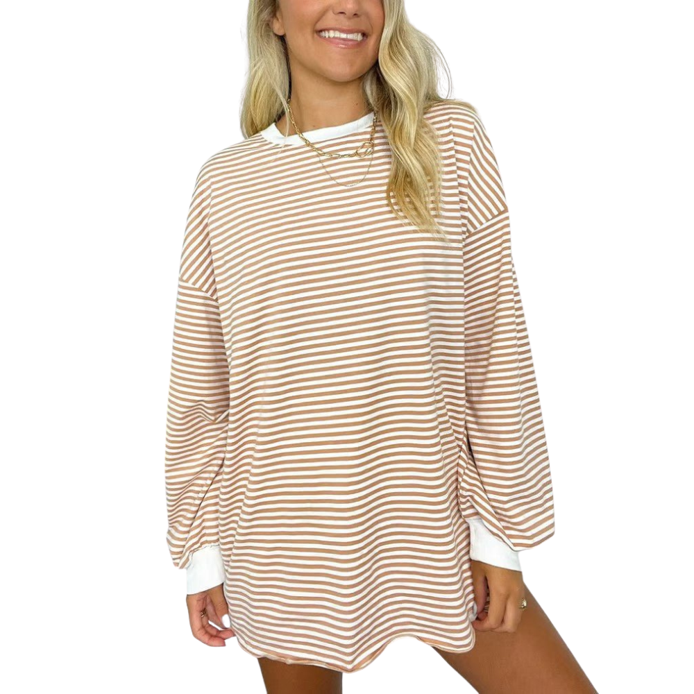 Alina™ -  Casual gestreept shirt