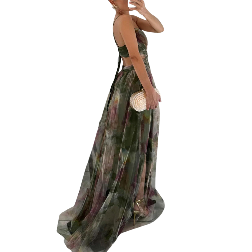 Elodie™|Magische maxi-jurk met bloemenprint
