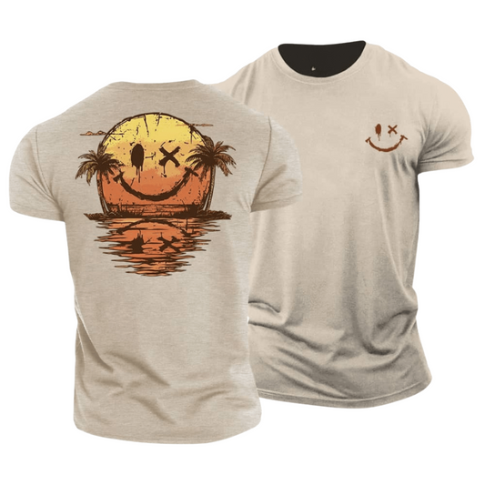 Timo™|Zomerse smiley zee t-shirt