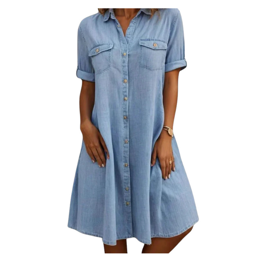 Evi™ - Casual A-lijn jurk