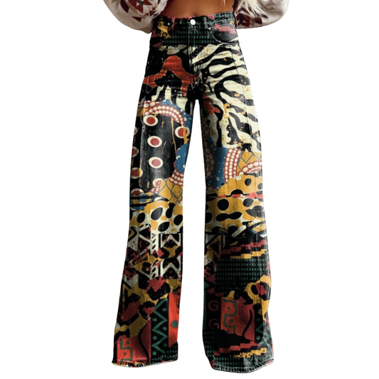 Yasmine™| Boho Vintage Broek