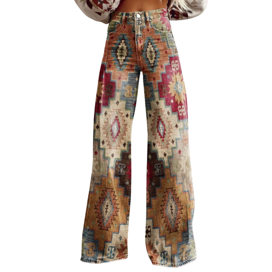 Evy™|Boho Vintage Broek