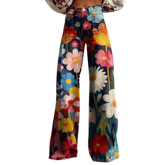 Jenny™| Boho Vintage Broek